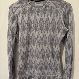 Smartwool Chevron Pattern Crew Neck Sweater